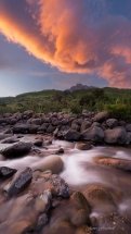 Drakensberg Sunset Tugela River. South Africa Photo Tour 