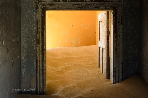 Ghost Town Namibia Sunrise